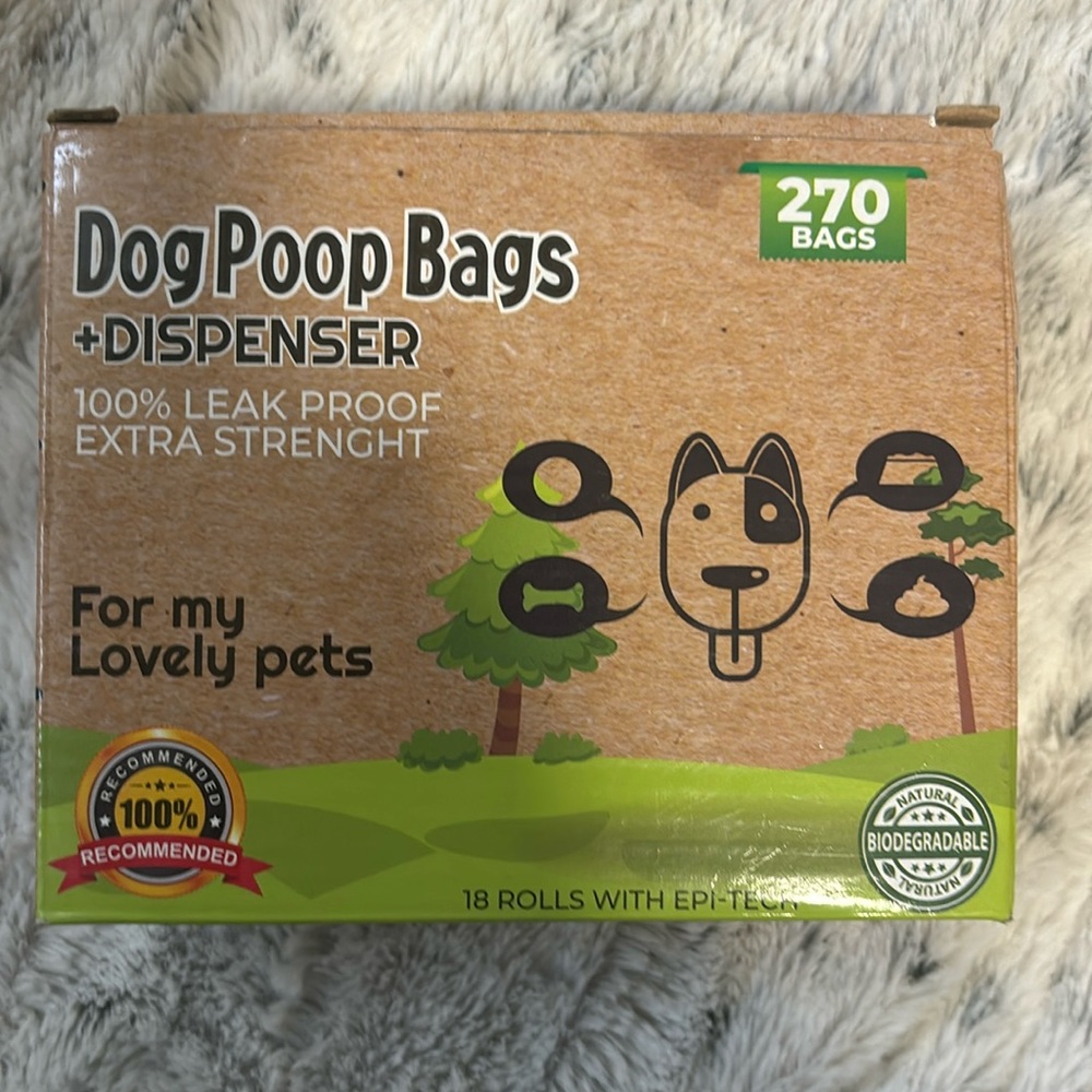 Dog poop bags x2